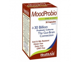 Health Aid Moodprobio 30 Billion Συμπλήρωμα διατροφής με προβιοτικά στελέχη, 30caps