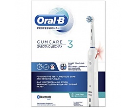 Oral-b Professional Gumcare 3 Επαναφορτιζόμενη Ηλεκτρική Οδοντόβουρτσα Για Ευαίσθητα Ούλα και Καταπολέμηση της Πλάκας με Αισθητήρα Πίεσης και Bluetooth