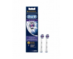 ORAL-B 3D White, Ανταλλακτικές κεφαλές ηλεκτρικής οδοντόβουρτσας 2 τεμάχια ORAL-B 3D White, Ανταλλακτικές κεφαλές ηλεκτρικής οδοντόβουρτσας 2 τεμάχια