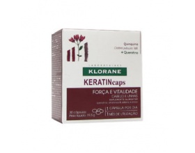 Klorane Keratincaps Quinquina Συμπλήρωμα Διατροφής με Κερατίνη για Δύναμη & Zωντάνια για Μαλλιά και Νύχια 30 κάψουλες Klorane Keratincaps Quinquina Συμπλήρωμα Διατροφής με Κερατίνη για Δύναμη & Zωντάνια για Μαλλιά και Νύχια 30 κάψουλες