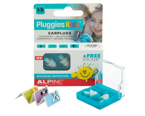 Alpine, Pluggies Kids Earplugs, Ωτοασπίδες Σιλικόνης για Παιδιά 111.31.150, 1 ζευγάρι Alpine, Pluggies Kids Earplugs, Ωτοασπίδες Σιλικόνης για Παιδιά 111.31.150, 1 ζευγάρι
