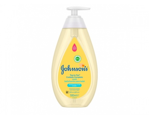 Johnson's Top-to-Toe Baby Wash, Βρεφικό Αφρόλουτρο-Σαμπουάν, 500ml  Johnson's Top-to-Toe Baby Wash, Βρεφικό Αφρόλουτρο-Σαμπουάν, 500ml