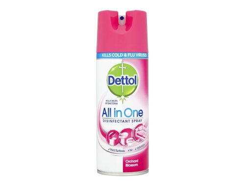 Dettol Spray Orchard Blossom Απολυμαντικό Αντιβακτηριδιακό Σπρέι, 400ml    Dettol Spray Orchard Blossom Απολυμαντικό Αντιβακτηριδιακό Σπρέι, 400ml