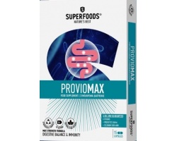  Superfoods Proviomax Συμπλήρωμα Διατροφής Προβιοτικών,Ενισχύει τη εντερική χλωρίδα & συμβάλλει στη καλή υγεία του γαστρεντερικού 15caps  