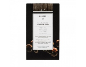 Korres Argan 6.17 Ξανθό Σκούρο Μπεζ Μόνιμη Βαφή Μαλλίων, 50ml