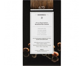 Korres Argan 6.73 Χρυσό Κακάο Μόνιμη Βαφή Μαλλίων, 50ml