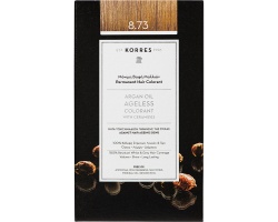 Korres Argan 8.73 Χρυσή Καραμέλα Μόνιμη Βαφή Μαλλιών, 50ml Korres Argan 8.73 Χρυσή Καραμέλα Μόνιμη Βαφή Μαλλιών, 50ml