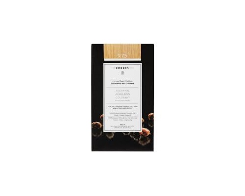 Korres Argan 9.73 Χρυσό Καστανό Μόνιμη Βαφή Μαλλιών, 50ml Korres Argan 9.73 Χρυσό Καστανό Μόνιμη Βαφή Μαλλιών, 50ml