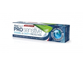 Optima AloeDent Pro Sensitive Enamel & Cavity Protection Οδοντόκρεμα που βοηθά στην προστασία του σμάλτου και Συμβάλλει ενάντια στην Υπερευαισθησία 75ml
