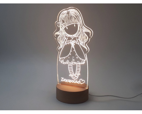 Φωτιστικό Led "Gorjuss doll" 13cm x 27cm Φωτιστικό Led "Gorjuss doll" 13cm x 27cm