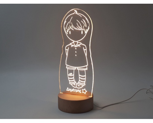 Φωτιστικό Led "Gorjuss doll Boy" 13cm x 27cm Φωτιστικό Led "Gorjuss doll Boy" 13cm x 27cm