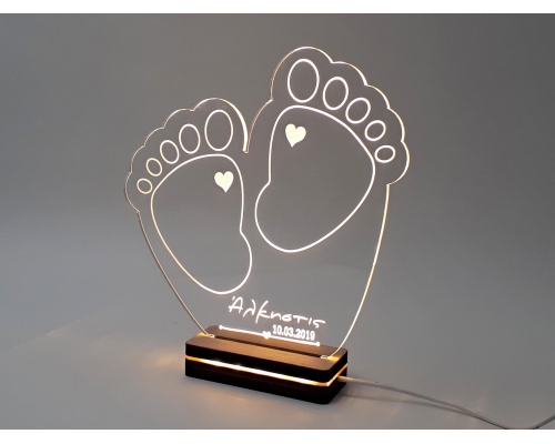 Φωτιστικό Led "Baby Feet" 23,5cmx22cm Φωτιστικό Led "Baby Feet" 23,5cmx22cm