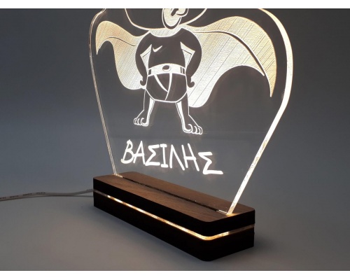 Φωτιστικό Led "Little Hero" 21,5cm x25cm Φωτιστικό Led "Little Hero" 21,5cm x25cm