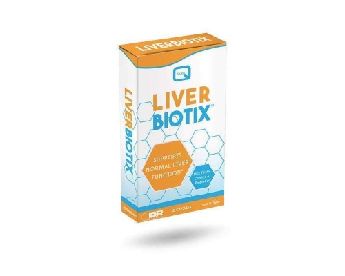 QUEST LIVER BIOTIX Συμπλήρωμα διατροφής για το συκώτι με χολίνη, εκχύλισμα Milk Thistle και προβιοτικά 30caps 