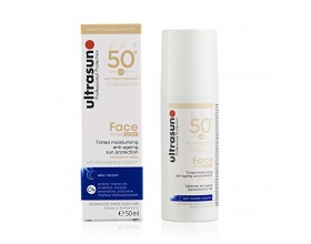 Ultrasun Professional Protection Face Cream Tinted Ivory SPF50+ Αντηλιακή Κρέμα Προσώπου με Χρώμα, 50ml  