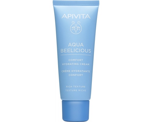Apivita Aqua Beelicious Απαλή Κρέμα Ενυδάτωσης Πλούσιας Υφής  με Λουλούδια και Μέλι, 40ml Apivita Aqua Beelicious Απαλή Κρέμα Ενυδάτωσης Πλούσιας Υφής  με Λουλούδια και Μέλι, 40ml