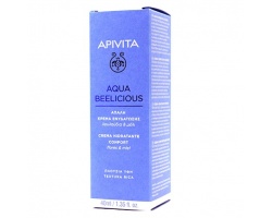 Apivita Aqua Beelicious Απαλή Κρέμα Ενυδάτωσης Πλούσιας Υφής  με Λουλούδια και Μέλι, 40ml Apivita Aqua Beelicious Απαλή Κρέμα Ενυδάτωσης Πλούσιας Υφής  με Λουλούδια και Μέλι, 40ml