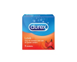 Durex Love Προφυλακτικά, 3 Τεμάχια  Durex Love Προφυλακτικά, 3 Τεμάχια
