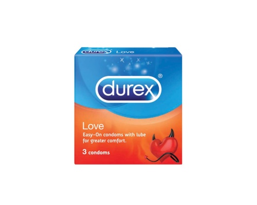 Durex Love Προφυλακτικά, 3 Τεμάχια  Durex Love Προφυλακτικά, 3 Τεμάχια