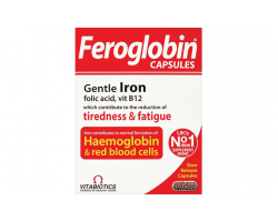 Vitabiotics Feroglobin Slow Release Slow Release Iron Supplement helps to Energy Production, the formation of hemoglobin and red blood cells, 30 caps Vitabiotics Feroglobin Slow Release Slow Release Iron Supplement helps to Energy Production, the formation of hemoglobin and red blood cells, 30 caps