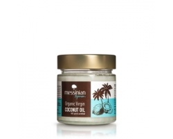 Messinian Spa Βιολογικό παρθένο έλαιο καρύδας 100% καθαρό & μη επεξεργασμένο 190ml  Messinian Spa Βιολογικό παρθένο έλαιο καρύδας 100% καθαρό & μη επεξεργασμένο 190ml