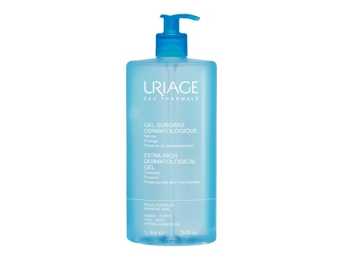 Uriage Gel Surgras Dermatologique, Τζελ Καθαρισμού για Ευαίσθητο Δέρμα Πρόσωπο/Σώμα 1L Uriage Gel Surgras Dermatologique, Τζελ Καθαρισμού για Ευαίσθητο Δέρμα Πρόσωπο/Σώμα 1L