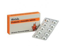 BioGaia ProTectis Family Μασώμενα Προβιοτικά με ευχάριστη γεύση Λεμόνι, 30 chew. tabs