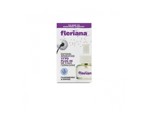 Power Health Fleriana Plugin 100% Φυσικό Εντομοαπωθητικό Υγρό Με φυσική Γερανιόλη, 30ml Power Health Fleriana Plugin 100% Φυσικό Εντομοαπωθητικό Υγρό Με φυσική Γερανιόλη, 30ml