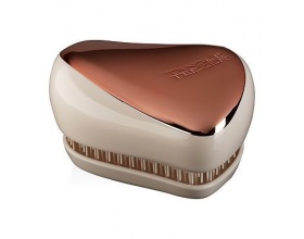 Tangle Teezer Compact Styler Rose Gold - Ivory Βούρτσα Μικρού Μεγέθους με Θήκη σε Ροζ Χρυσό Χρώμα, 1 τεμάχιο