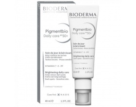 Bioderma Pigmentbio Daily Care Cream SPF 50+ Κρέμα Προσώπου για Φωτεινότητα - Λείανση - Προστασία & Διόρθωση των Καφέ Κηλίδων 40ml 