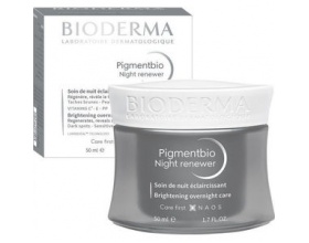 Bioderma Pigmentbio Night Renewer Φροντίδα Νυκτός Διπλής Δράσης Για Αναδόμηση, Σύσφιξη & Μείωση Κηλίδων, 50ml  