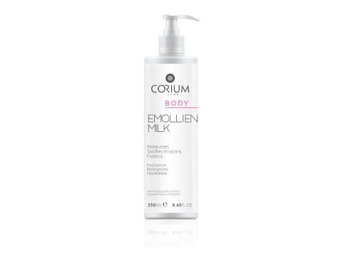 Corium Body Emollient Milk, Ενυδατικό Γαλάκτωμα Σώματος 250ml  Corium Body Emollient Milk, Ενυδατικό Γαλάκτωμα Σώματος 250ml