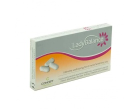 LadyBalance Πρεβιοτικό που αποκαθιστά το φυσιολογικό pH και διατηρεί την υγεία του κόλπου 12 Vaginal Tablets