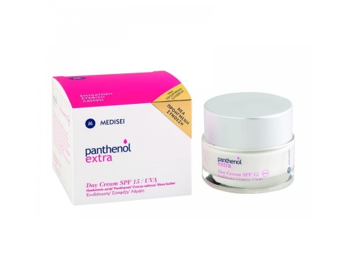 Medisei Panthenol Extra Day Cream spf15 Ενυδατική Κρέμα Ημέρας με Αντιρυτιδική δράση 50ml Medisei Panthenol Extra Day Cream spf15 Ενυδατική Κρέμα Ημέρας με Αντιρυτιδική δράση 50ml