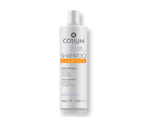 Corium Shampoo Daily Use Ήπιο Σαμπουάν Καθημερινής Χρήσης Καθαρίζει και αναζωογονεί τα μαλλιά προσδίδοντας λάμψη, ενυδάτωση και όγκο 250ml Corium Shampoo Daily Use Ήπιο Σαμπουάν Καθημερινής Χρήσης Καθαρίζει και αναζωογονεί τα μαλλιά προσδίδοντας λάμψη, ενυδάτωση και όγκο 250ml