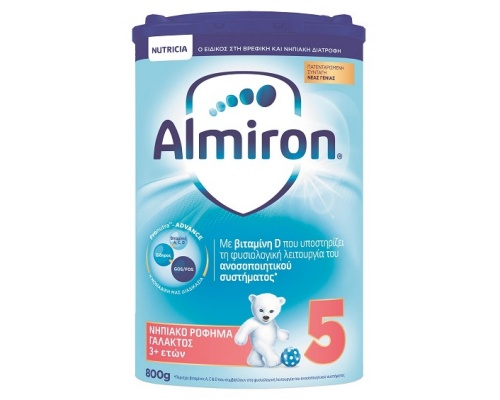 Nutricia Almiron 5 Νηπιακό Ρόφημα Γάλακτος 3+ ετών 800gr
