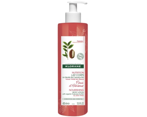 Klorane Lait Corps Fleur d' Hibiscus Γαλάκτωμα Σώματος με άνθος ιβίσκου, 400ml    Klorane Lait Corps Fleur d' Hibiscus Γαλάκτωμα Σώματος με άνθος ιβίσκου, 400ml