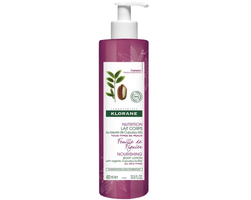 Klorane Lait Corps Nutrition Cupuacu Feuille De Figuier Γαλάκτωμα Σώματος με αιθέριο έλαιο σύκου, 400ml    Klorane Lait Corps Nutrition Cupuacu Feuille De Figuier Γαλάκτωμα Σώματος με αιθέριο έλαιο σύκου, 400ml