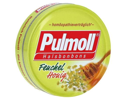 Pulmoll Καραμέλες με μέλι και μάραθο, 75gr 