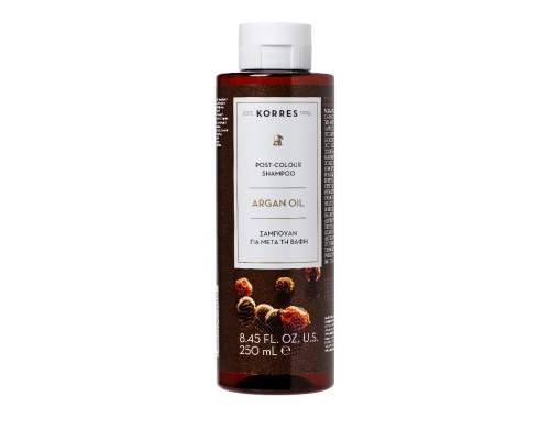 Korres Post Colour Shampoo Argan oil Σαμπουάν για Μετά τη Βαφή 250ml  Korres Post Colour Shampoo Argan oil Σαμπουάν για Μετά τη Βαφή 250ml