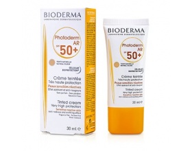 Bioderma Photoderm AR Tinted Cream SPF50+ Αντηλιακή Κρέμα Προσώπου Με Χρώμα για Ευαίσθητο Δέρμα με Ερυθρότητα & Ευρυαγγείες, 30ml 
