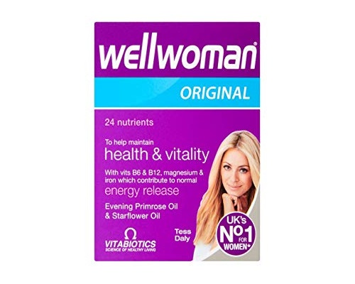 Vitabiotics Wellwoman Original Ενισχύει το ανοσοποιητικό, βελτιώνει την υγεία του δέρματος και βοηθάει στη ρύθμιση των ορμονών και του εμμηνορροϊκού κύκλου, 30caps Vitabiotics Wellwoman Original Ενισχύει το ανοσοποιητικό, βελτιώνει την υγεία του δέρματος και βοηθάει στη ρύθμιση των ορμονών και του εμμηνορροϊκού κύκλου, 30caps