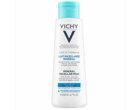 Vichy Lait Micellaire Mineral Micellar Milk Γαλάκτωμα με μεταλλικά στοιχεία για πρόσωπο & μάτια για ξηρή επιδερμίδα 200ml 