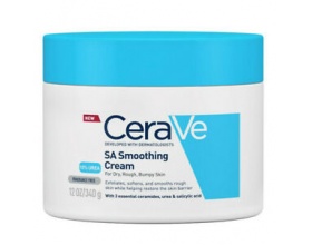 CeraVe SA Smoothing Cream Κρέμα που ενυδατώνει και απολεπίζει την ξηρή, τραχιά επιδερμίδα  340gr 