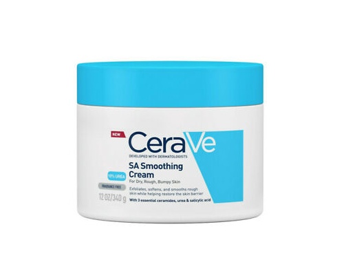 CeraVe SA Smoothing Cream Κρέμα που ενυδατώνει και απολεπίζει την ξηρή, τραχιά επιδερμίδα  340gr  CeraVe SA Smoothing Cream Κρέμα που ενυδατώνει και απολεπίζει την ξηρή, τραχιά επιδερμίδα  340gr