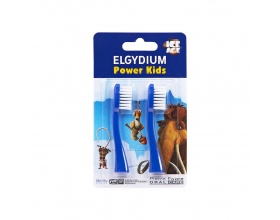 ELGYDIUM Power Kids Ανταλλακτικά κεφαλής για την οδοντόβουρτσα μπλέ 2 τεμάχια 