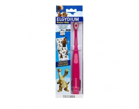 Elgydium Power Kids Ice Age Toothbrush Ηλεκτρική Οδοντόβουρτσα για κορίτσια χρώμα φούξια, 1 τμχ 