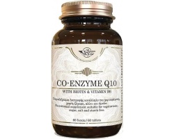 Sky Premium Life Co Enzyme Q10 with Biotin & Vitamin B6 Συμπλήρωμα διατροφής υψηλής ποιότητας που περιέχει το Συνένζυμο CoQ10, βιταμίνη Β6 και Βιοτίνη  60 ταμπλέτες   Sky Premium Life Co Enzyme Q10 with Biotin & Vitamin B6 Συμπλήρωμα διατροφής υψηλής ποιότητας που περιέχει το Συνένζυμο CoQ10, βιταμίνη Β6 και Βιοτίνη  60 ταμπλέτες