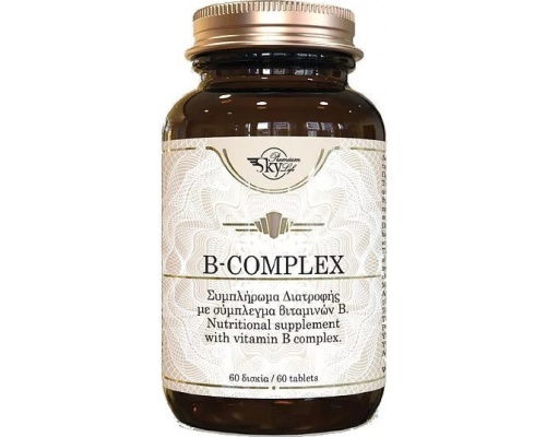 Sky Premium Life Vitamin B-Complex Συμπλήρωμα διατροφής με σύμπλεγμα βιταμινών Β 60 ταμπλέτες   Sky Premium Life Vitamin B-Complex Συμπλήρωμα διατροφής με σύμπλεγμα βιταμινών Β 60 ταμπλέτες