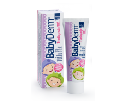 Intermed Babyderm Toothpaste 1000 ppm Φθοριούχος οδοντόκρεμα για την φροντίδα των παιδικών δοντιών 50ml